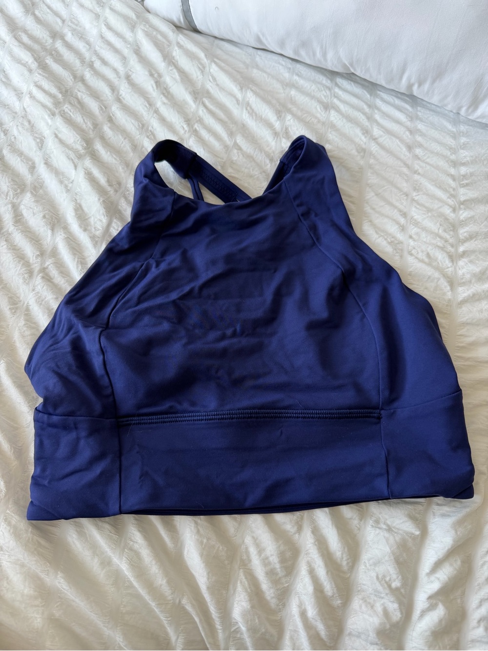 lululemon athletica high neck sports bra size 6 purple